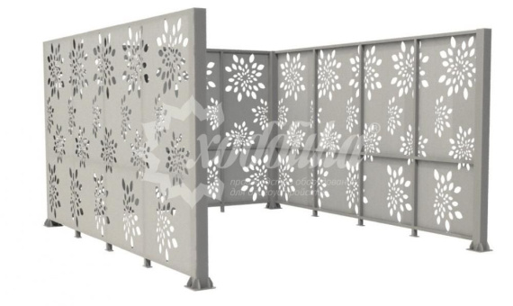 Ограждение площадки для КГМ Хоббика