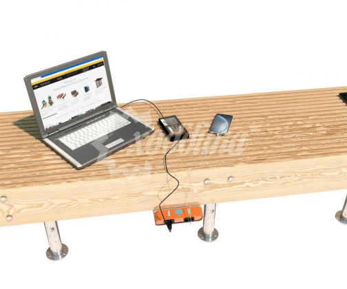 Зарядное устройство и точка доступа Wi-Fi Хоббика «Валли» 2xUSB и 1x220V