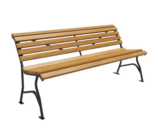 Скамейка стальная Хоббика «Элегант» без подлокотников